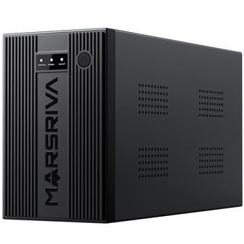 Источник бесперебойного питания Marsriva MR-UF1500 1500ВА/920Вт Line-Interactive LED version 3xAC Outlets 2*12V/9Ah Black (MR-UF1500)
