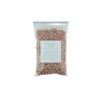 Корм AquariaLand Red Sticky Tabs 250г, таблетки липучки 10мм для всех аквариумных рыб
