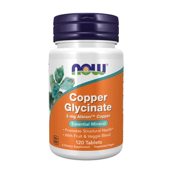 Copper Glycinate 3mg - 120 tabs мідь гліцинат для підтримки шкіри, волосся, сполучної тканини та мінерального балансу