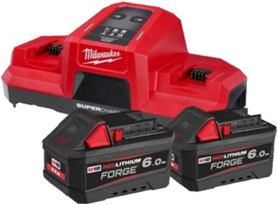Энергокомплект аккумуляторный Milwaukee Li-Ion M18 FORGENRG-602 DBSC (2 акум 6 А/час и 12 А/час + зарядное устройство) (4933498549)