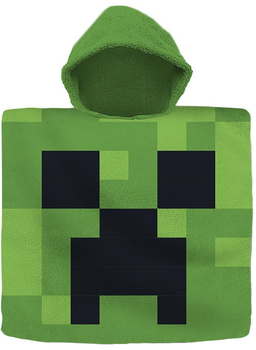 Poncho kąpielowe ręcznik Kids Euroswan Minecraft 120 x 60 cm (8435507873697)