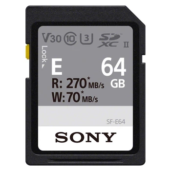 Карта пам'яті Sony SDXC 64GB C10 UHS-II U3 ​​V30 R270/W45MB/s Entry 268669