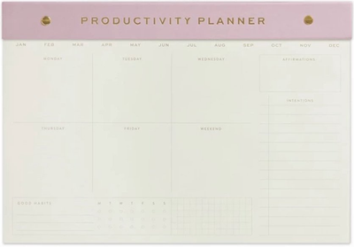 Блокнот Designworks Ink Lilac Productivity Planner 36 x 25 см 60 аркушів (0840214812057)