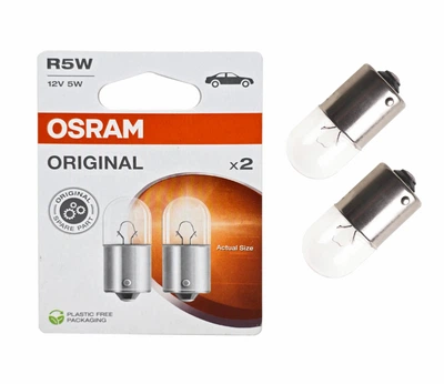 Автомобільна лампа Osram R5W 12V 5W Original BA15s 5007-02B (02378)
