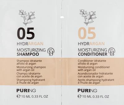 Шампунь+Кондиционер Puring 05 HYDRARGAN, 10 мл+10 мл