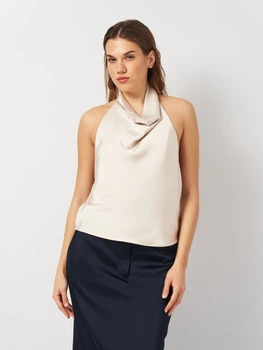 Футболка женская Zara 2640/897 L Бежевая (02640897712044)