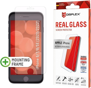 Захисне скло Displex Real Glass для Apple iPhone 6/7/8/SE 2020/SE 2022 (4028778108878)