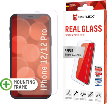 Szkło hartowane Displex Real Glass do Apple iPhone 12/12 Pro (4028778110468)