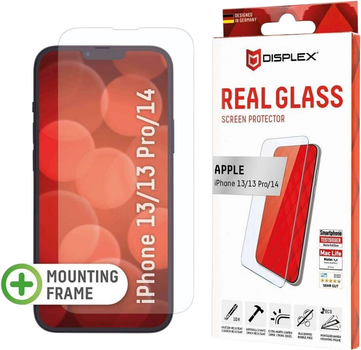 Захисне скло Displex Real Glass для Apple iPhone 13/13 Pro/14 (4028778118136)