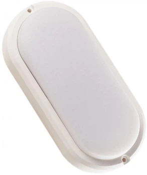 Светильник LED 20W 6500K IP65 1600LM 180-265V "Меридиан" овал белый "LEMANSO" LM32006