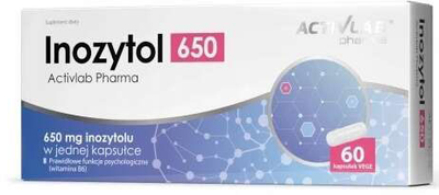 Вітаміни Unipro Activlab Pharma Inositol 650 60 капсул (5903260906424)