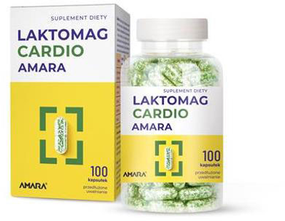 Мінерали Amara Laktomag Cardio Amara 100 капсул (5901315023546)