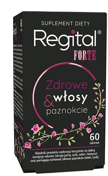 Вітаміни Regital Forte Здорове волосся та нігті 60 таблеток (5907581256022)