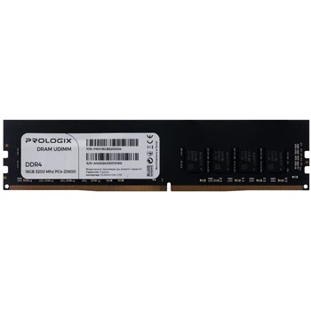 Пам'ять для настільних комп'ютерів Prologix 16 GB DDR4 3200 MHz (PRO16GB3200D4)