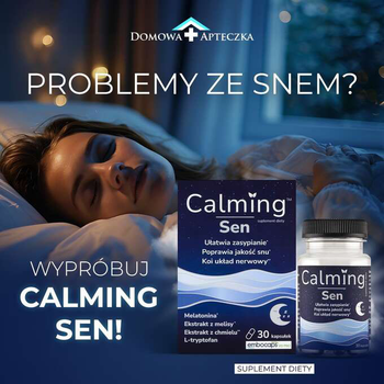 Дієтична добавка Domowa Apteczka Calming Sen 30 капсул (5906058146125)