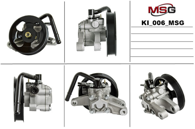 Насос ГУР Hyundai Solaris 11-17, Hyundai Accent 10-18, Kia Cerato 04-08 MSG KI006 (57100-4L000, 57100-4l001, 571004L001)