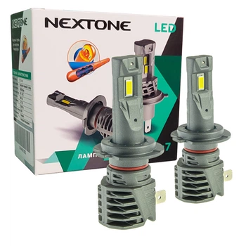 Лампа светодиодная для фар NEXTONE LED L7 H7 6000K 6000LM 2 шт комплект –  фото, отзывы, характеристики в интернет-магазине ROZETKA от продавца:  CarroShop