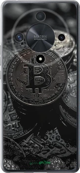 Чехол на Huawei Magic6 Lite Black Bitcoin "6090u-3685-70447"