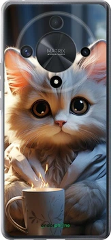 Чехол на Huawei Magic6 Lite White cat "5646u-3685-70447"