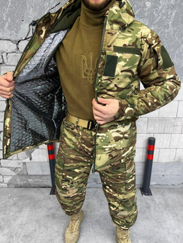 Тактический зимний комплект Рипстоп с усиленным утеплением Multicam S