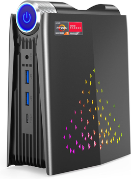 Мини ПК ACEMAGICIAN AMR5 / AMD Ryzen 7 5800U / RAM 16GB / SSD 512GB / / HDMI / LAN / Wi-Fi 6 / Bluetooth 5.2 / Windows 11 / Серый