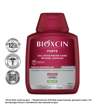 Шампунь проти випадіння волосся Bioxcin Forte 300мл