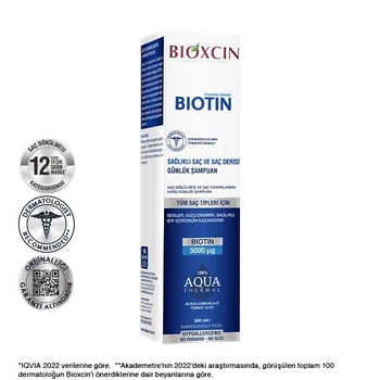 Биотин 5000 мкг Шампунь Bioxcin 300 мл