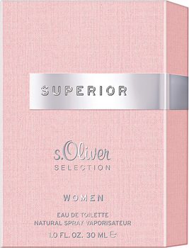 Туалетна вода для жінок s.Oliver Superior Women 30 мл (4011700859009)