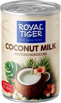 Молоко кокосовое Royal Tiger 400 мл (4820178464543)