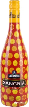 Вино San Martino Sangria Red червоне напівсолодке 0.7 л 9.5 - 14% (4820000944274)
