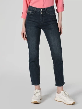 Джинси Slim Fit жіночі Colin's 703 Carla CL1063467DN42488 30-32 Темно-сині (8683197607898)