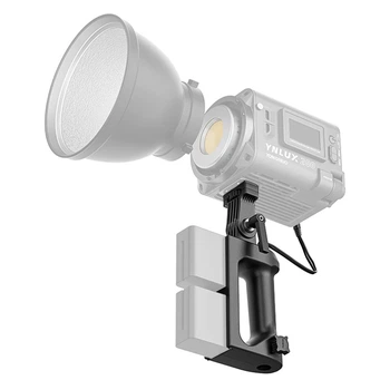 Ручка держатель 2х NP-F аккумуляторов для постоянного LED-света Yongnuo YNLUX100/YNLUX 100 PRO/YNLUX 200