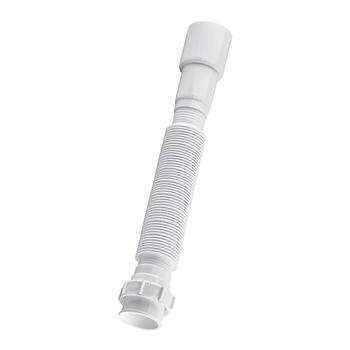 Гофротруба соединительная Zerix GN-01-A с накидной гайкой 1 1/2" (310-650 мм) (ZX5095)