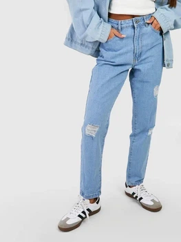 Джинсы женские Boohoo FZZ40489 34 Темно-голубые (KAY2000001549568)