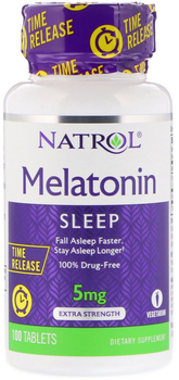 Мелатонин повышенной силы действия Natrol Melatonin 5 мг 100 таблеток (47469048372)