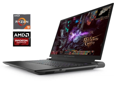 Ігровий ноутбук Б-клас Dell Alienware m18 / 18" (1920x1200) IPS / AMD Ryzen 9 7945HX (16 (32) ядер по 2.5 - 5.4 GHz) / 32 GB DDR5 / 1000 GB SSD / AMD Radeon RX 7900M, 16 GB GDDR6, 256-bit / WebCam б/в