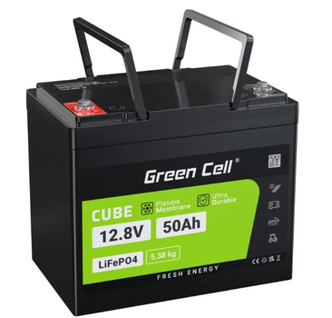 Аккумулятор GREEN CELL LiFePO4 50Ah 12.8V 640Wh литий-железо-фосфатный