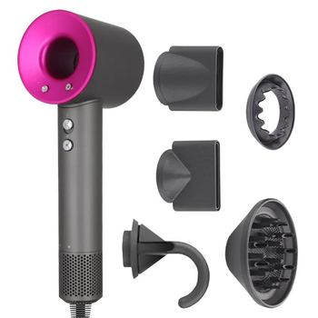 Фен-стайлер Smart X hair dryer для укладки волос с набором насадок 1600 Вт Розовый