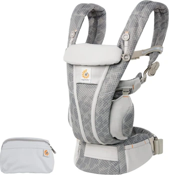 Рюкзак-переноска Ergobaby Omni Breeze Baby Carrier с рождения heart 2 heart