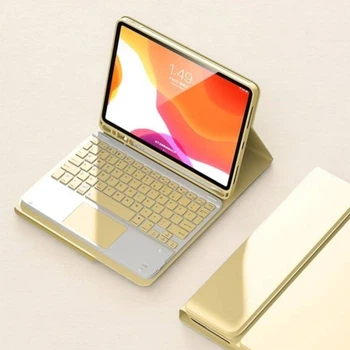 Чохол-клавіатура CaseFashion в комплекті з мишкою для iPad Air 13” M2 (2024) Yellow