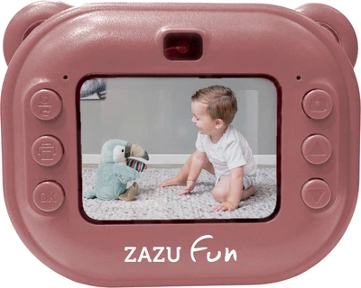 Детская цифровая фотокамера Zazu с мгновенной печатью розовая (ZA-INSTANTCAMERA-03)