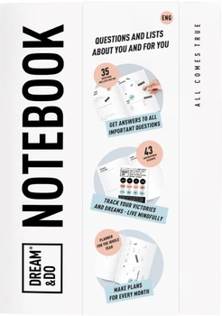 Рабочая тетрадь 1DEA.me Dream&Do Notebook на английском языке (DDNen)