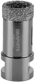 Коронка алмазна Graphite 25 мм M14 55H307 (5902062509291)