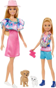 Набор кукол Барби и Стейси Barbie Stacie Doll Set with 2 Pet Dogs Accessories
