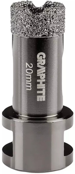 Коронка алмазна Graphite 20 мм M14 55H305 (5902062509277)