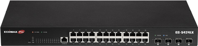 Switch Edimax 28-Port Gigabit Black (GS-5424LX)