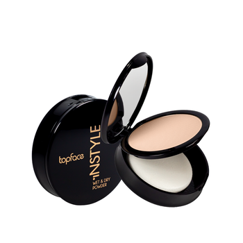 Пудра для обличчя TopFace Instyle Wet & Dry Powder PT261, № 06 Бежевий насичений