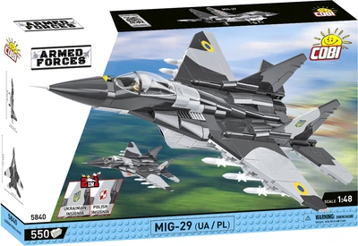 Конструктор Cobi Armed Forces Самолет МиГ-29 Fulcrum 550 деталей (Cobi-5840)