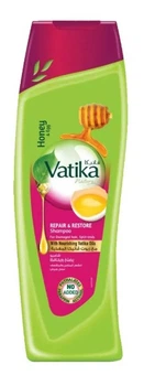 Шампунь відновлювальний Dabur Vatika з яєчними білками для пошкодженого, посіченого волосся, 200 мл.