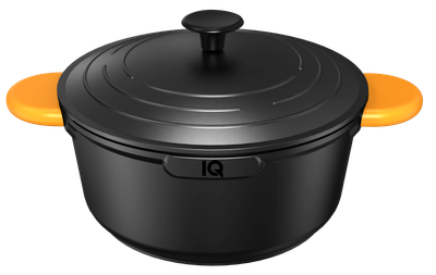 Кастрюля алюминиевая IQ Be Active 4.2л, диаметр 24см, для всех видов плит (IQ-2048-24)
